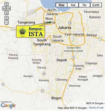Campus Location Map (Google Map) Institute of Science and Technology Al Kamal Jakarta Nomor
