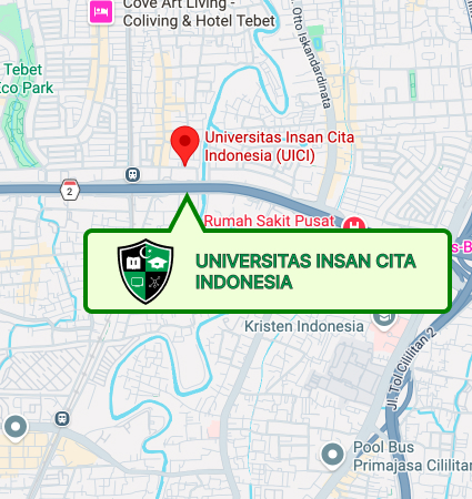 Lokasi Kampus (Google Map) Universitas Insan Cita Indonesia Nomor